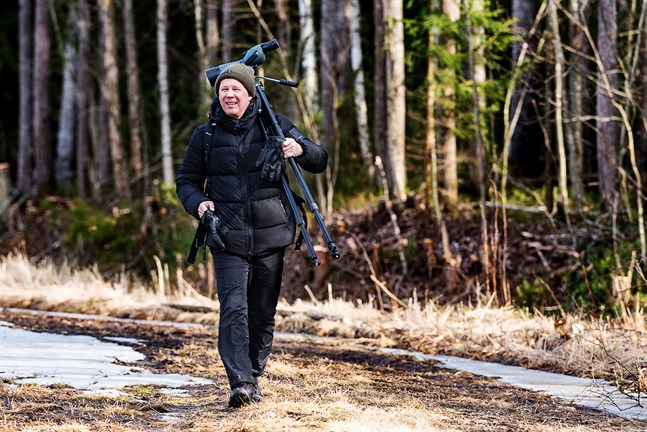 Mecki Andersson räknar inte arter utan satsar mer på naturupplevelsen.