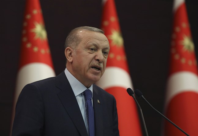Turkiets president Recep Tayyip Erdogan. Arkivbild.