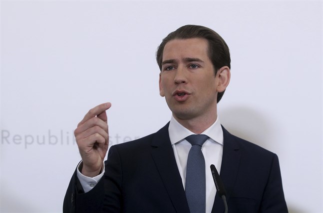 Sebastian Kurz, Österrikes förbundskansler. Arkivbild.