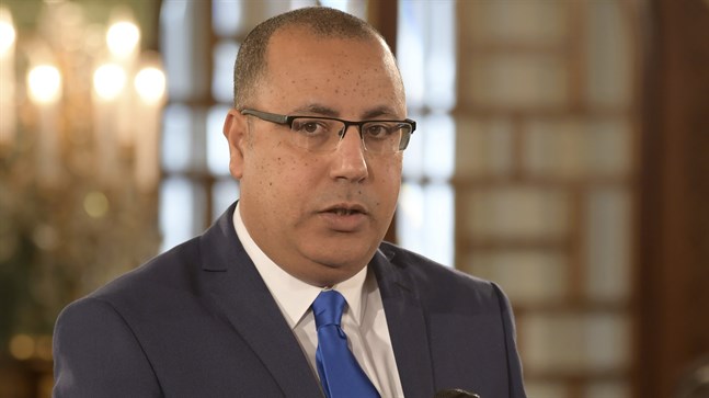 Tunisiens inrikesminister Hicham Machichi. Arkivbild.