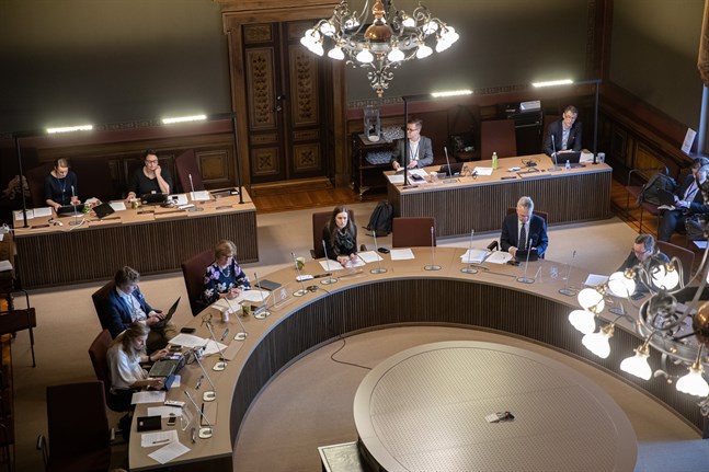 Ramförhandlingar om budgeten i Ständerhuset.