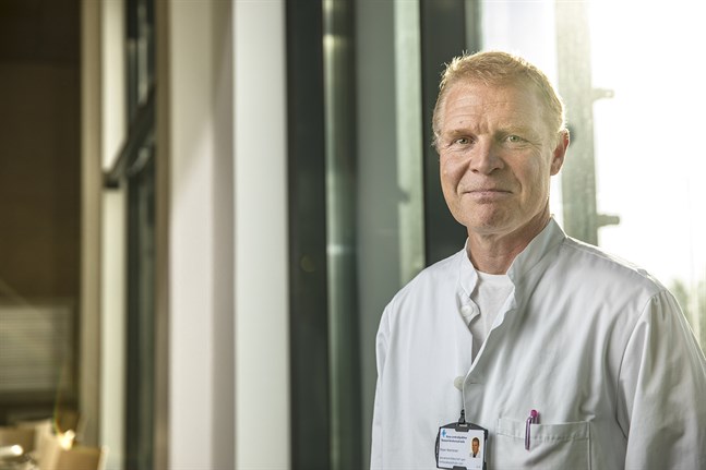 Peter Nieminen, chefsöverläkare inom Österbottens välfärdsområde.