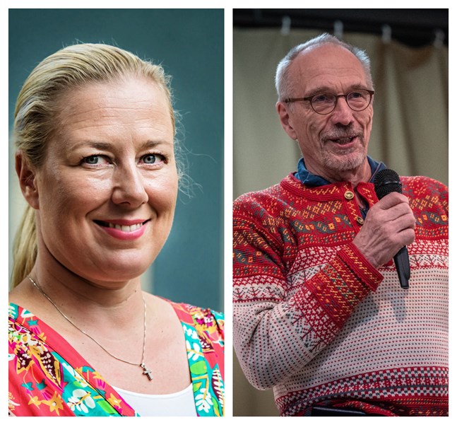EU-kommissionär Jutta Urpilainen och Europaparlamentariker Nils Torvalds välkomnar EU:s krispaket.