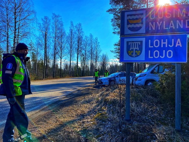 I slutet av mars isolerades landskapet Nyland från övriga Finland för att stoppa coronaspridning därifrån. Det är inte aktuellt att isolera till exempel landskapet Österbotten.