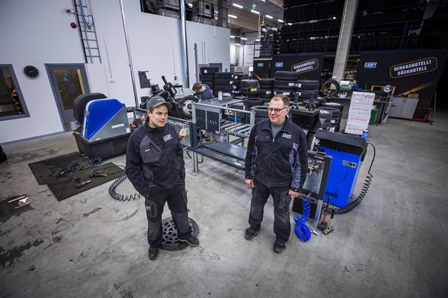 Matias och Per-Åke Fant ser stor tillväxtpotential i de nya utrymmena i Stenhaga.