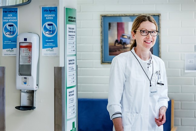 Johanna Gripenberg är glad för en dag utan nya coronafall.