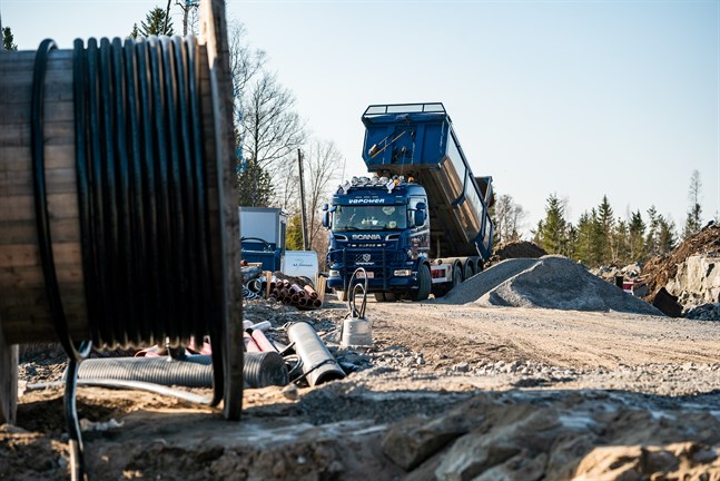 Markbearbetning kan behöva många och långa transporter.
