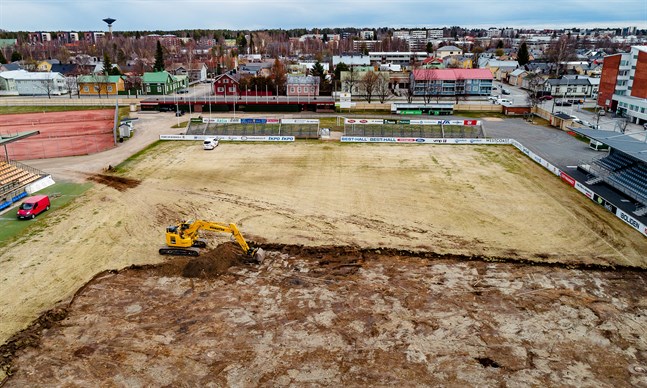 Centralplanen i Karleby får statsstöd för anläggandet av konstgräs.