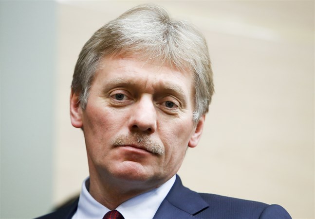 Kremltalespersonen Dmitrij Peskov. Arkivbild.