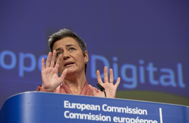 EU:s digitaliseringskommissionär Margrethe Vestager är en av de kommissionärer som under onsdagen ska presentera nya riktlinjer för resande och turism. Arkivfoto.
