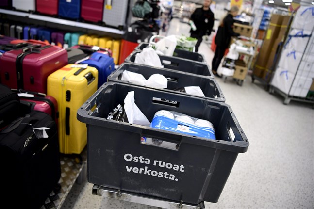 Allt fler finländare handlar på nätet. Också matbeställningar blir allt vanligare.