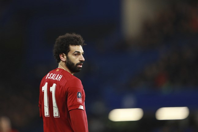 Mohamed Salah och hans Liverpool kan snart vara i gång med Premier League-spel igen. Arkivbild.