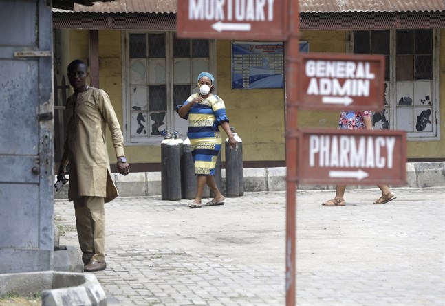 Ett sjukhus i Lagos, Nigeria. Arkivbild.