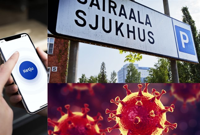 Vasa sjukvårdsdistrikt har ännu inte kommit ned från epidemins högsta fas, den med samhällsspridning.
