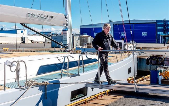 Då Matts Snellman kom till Nautor var klassiska Swan 65 den största. Nu är båtarna mycket större.