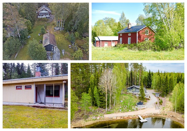 Det finns 115 sommarstugor till salu i Österbotten. Vi listar de billigaste och dyraste just nu.