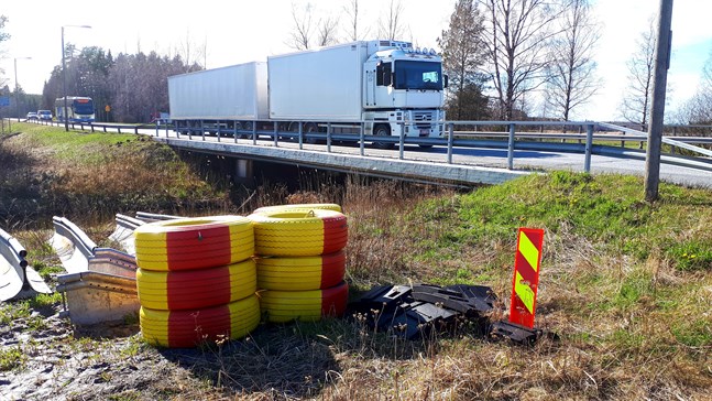 På måndag stängs den ena körfilen då bron vid Vassorfjärden börjar repareras.