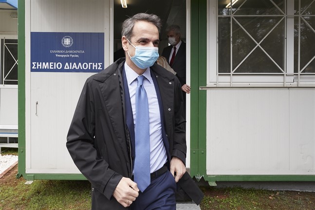 Greklands premiärminister Kyriakos Mitsotakis. Arkivbild.