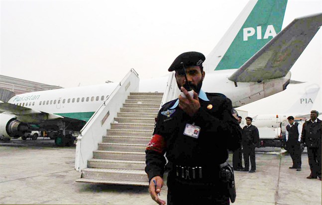 Ett av PIA:s plan. Arkivbild från ett tillfälle då bolaget invigde direktflyg till Indien.