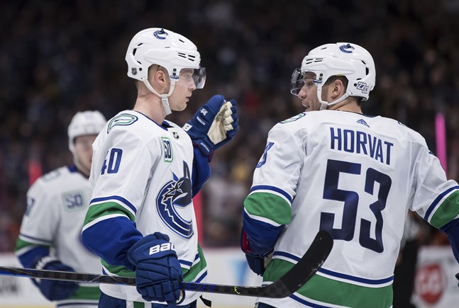 Var och när får Vancouvers Elias Pettersson och Bo Horvat fortsätta säsongen?