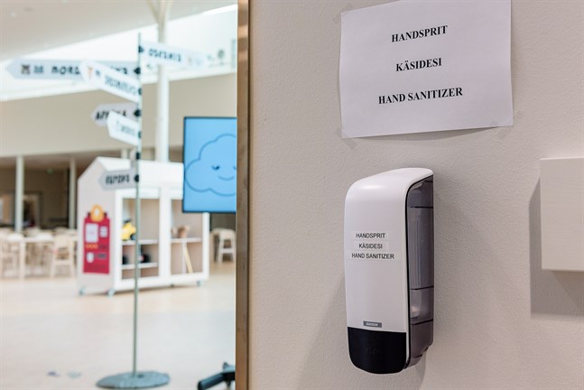 Gustavsborgs daghem har haft två fall av coronasmitta den här veckan. Bilden är från ett annat daghem.