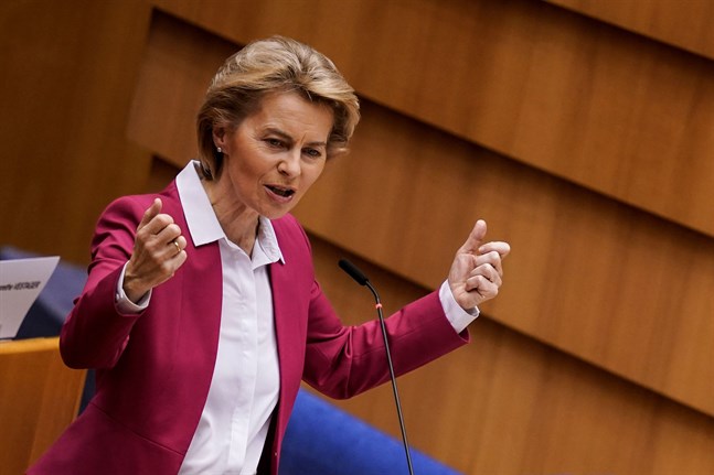 Kommissionens ordförande Ursula von der Leyen presenterade en ny krisfond på onsdagen och kallade den Next Generation EU (Nästa generation EU).