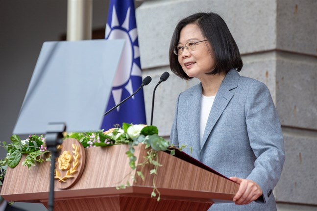 Taiwans president Tsai Ing-Wen. Arkivbild.