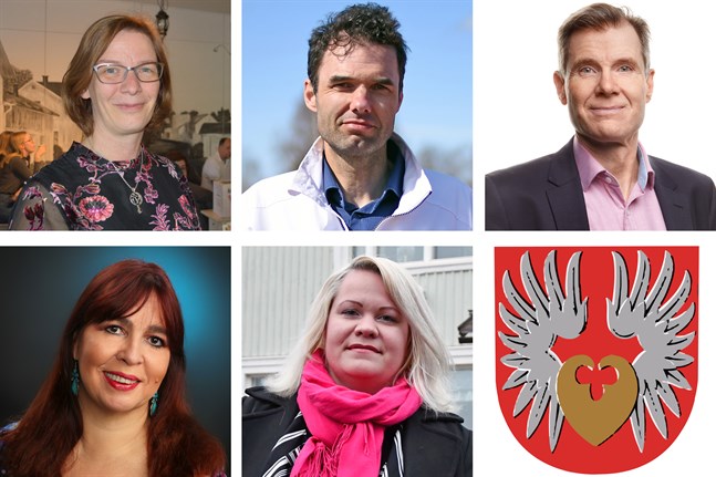 Mikaela Björklund, Jim Eriksson, Esa Högnäsbacka, Marja-Riitta Vest eller Marjo Österdahl – en av dem är Närpes nya stadsdirektör.