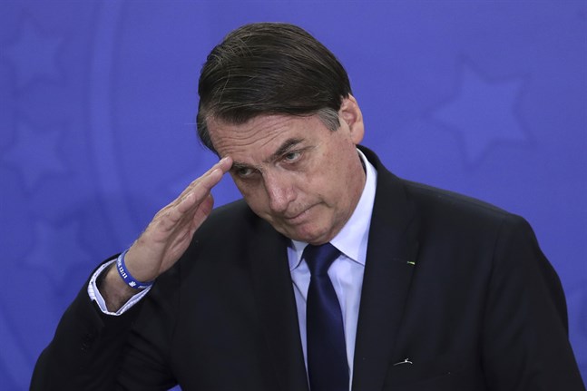 Brasiliens president Jair Bolsonaro. Arkivbild.