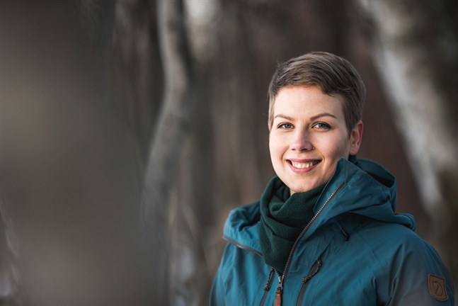 De grönas riksdagsgrupps nya ordförande Jenni Pitko är första periodens riksdagsledamot från Uleåborgs valkrets.