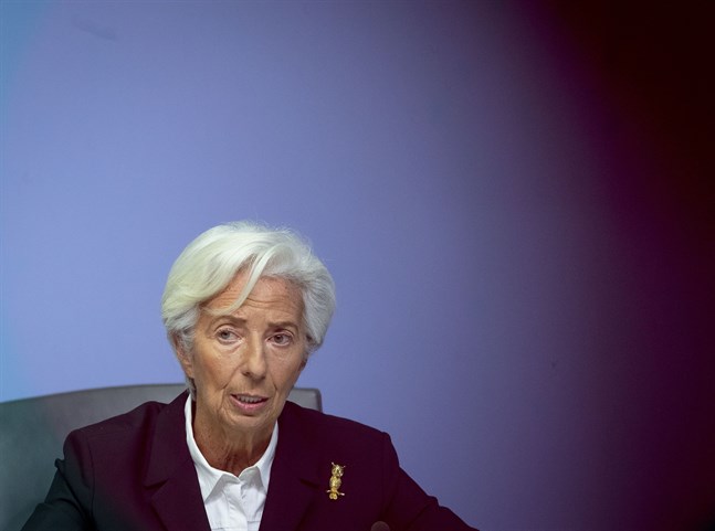 ECB, med Christine Lagarde, uppges vara på väg att ta fram en ny mekanism för att hantera problemlån i eurozonens banksektor i coronakrisens kölvatten. Arkivbild.