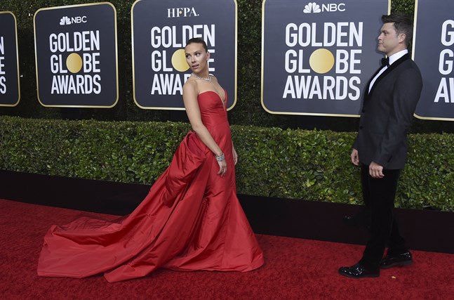 Scarlett Johansson vid årets Golden Globe-gala. Arkivbild.