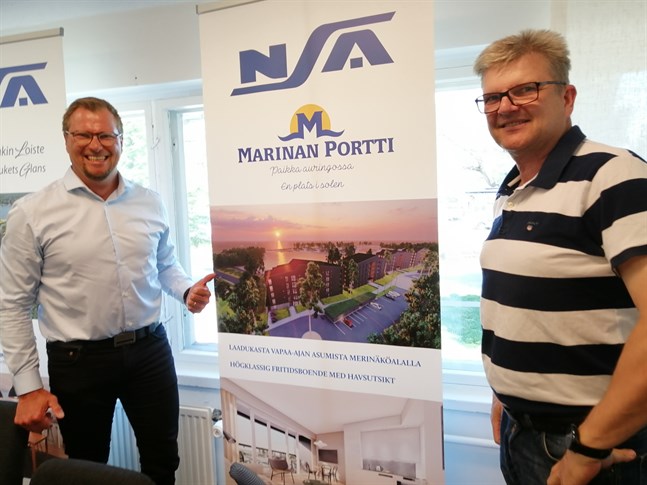 NSA:s Jan Storbacka och Håkan Nyman på Nycon gör stora satsningar i Kalajoki.