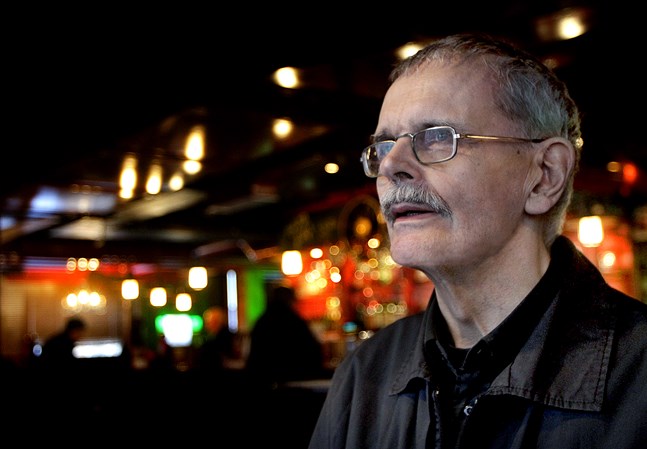 Det här fotot togs 2011. Då hade Gösta Ågren ännu inte fått Stiftelsen Längmanska kulturfondens pris och träffat Anna Friman ansikte mot ansikte för första – och enda – gången.