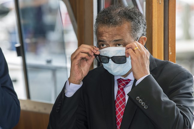 WHO-chefen Tedros Adhanom Ghebreyesus. Arkivbild.