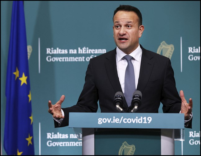 Irlands premiärminister Leo Varadka. Arkivbild.