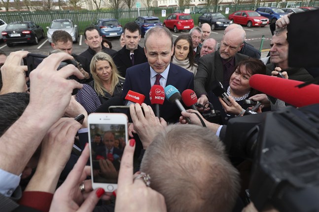 Fianna Fáils partiledare Micheál Martin. Arkivbild.