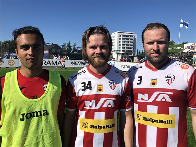 Målskyttar i 3–1-segermatchen: Lasse Känsälä, Aaro Hedman och Lawrence Smith.
