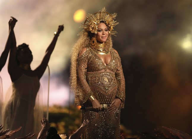 Den amerikanska popstjärnan Beyoncé, här på scen 2017. Arkivbild.