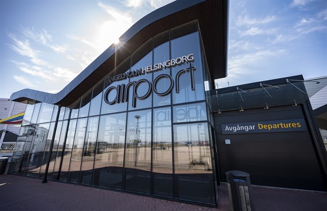 En klimataktion försenade ett plan på väg till Arlanda från Ängelholm/Helsingborg Airport. Arkivbild.