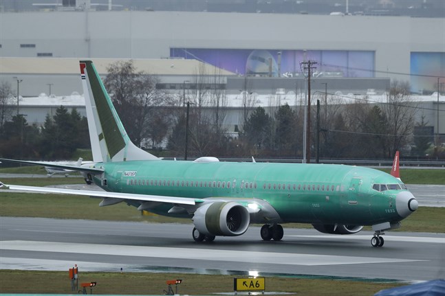 En 737 Max vid Boeings anläggning i Renton i den amerikanska delstaten Washington.
