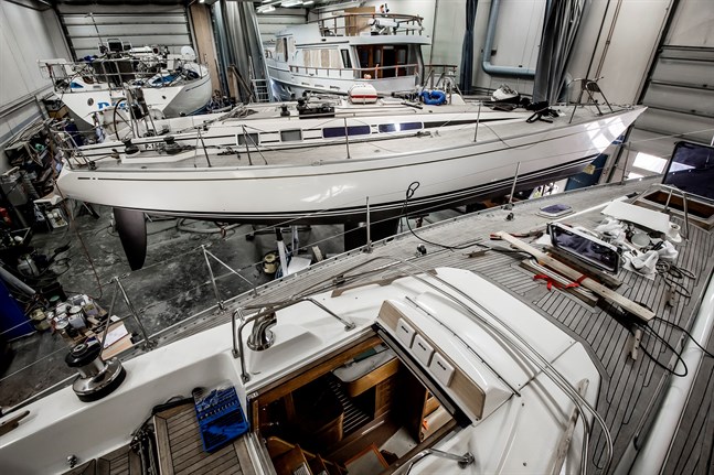Yxpila Boat Yard.