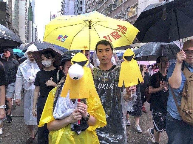 Regimkritisk verksamhet i Hongkong kan röna upp till livstids fängelse enligt den nya säkerhetslagen som trätt i kraft. Arkivbild.