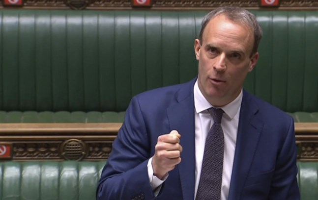 Dominic Raab. Arkivbild.