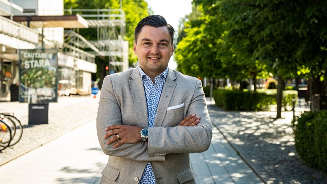 Riksdagsledamot Joakim Strand (SFP).