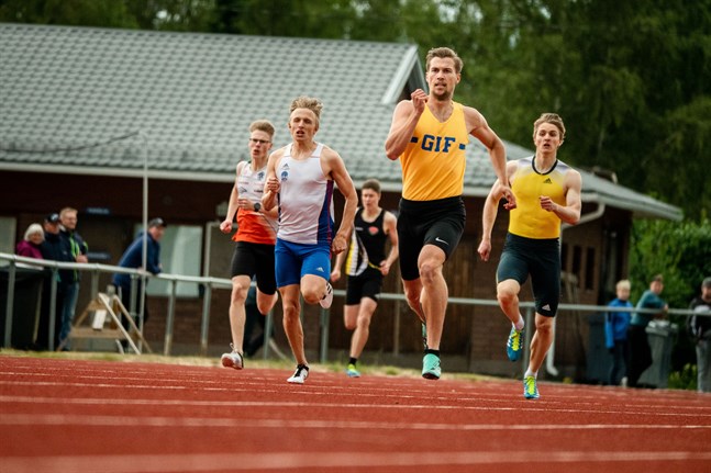 Filiph Johansson, GIF, var överlägsen på 400 meter i fredags.