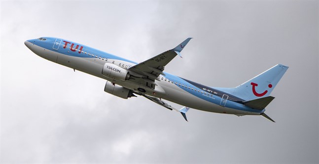 Tui får inte flyga ner fler turister till Rhodos, enligt grekiska myndigheter. Arkivbild.