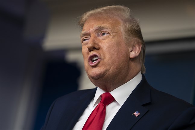USA:s president Donald Trump. Arkivbild.
