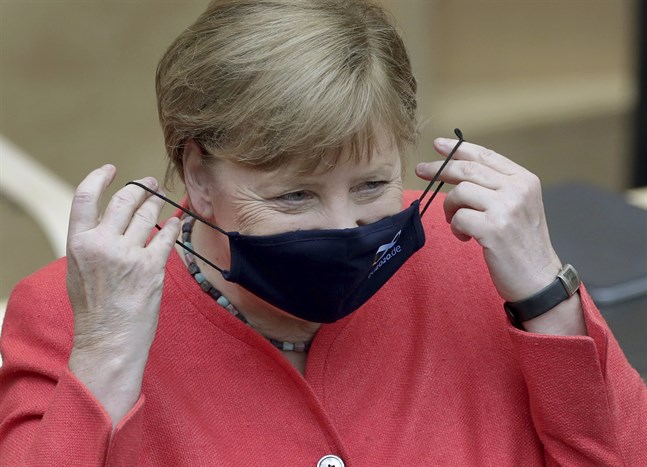 Tysklands förbundskansler Angela Merkel har en nyckelroll när EU-länderna ska försöka enas om coronastöd och nästa långtidsbudget. Arkivfoto.