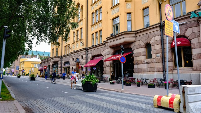 Så här såg det ut i början av juli, precis efter att försöket inletts.